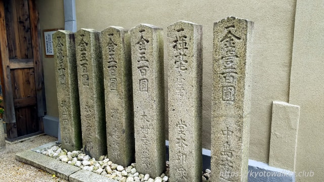 六道珍皇寺堂本印象の名入りの石碑