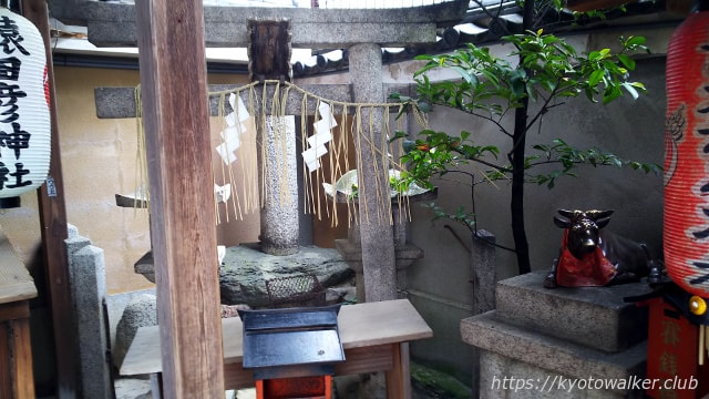 恵美須神社境内端の天満宮遥拝所